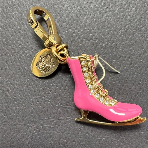 Juicy Pink Ice Skate Charm Limited Edition - Picture 2 of 3